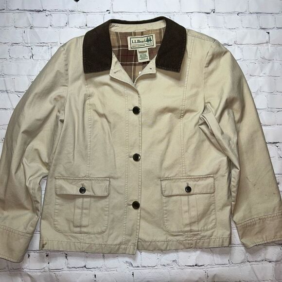 L.L. Bean Jackets & Blazers - Pristine Vintage Women’s XLarge Petite LL Bean Canvas Barn Coat